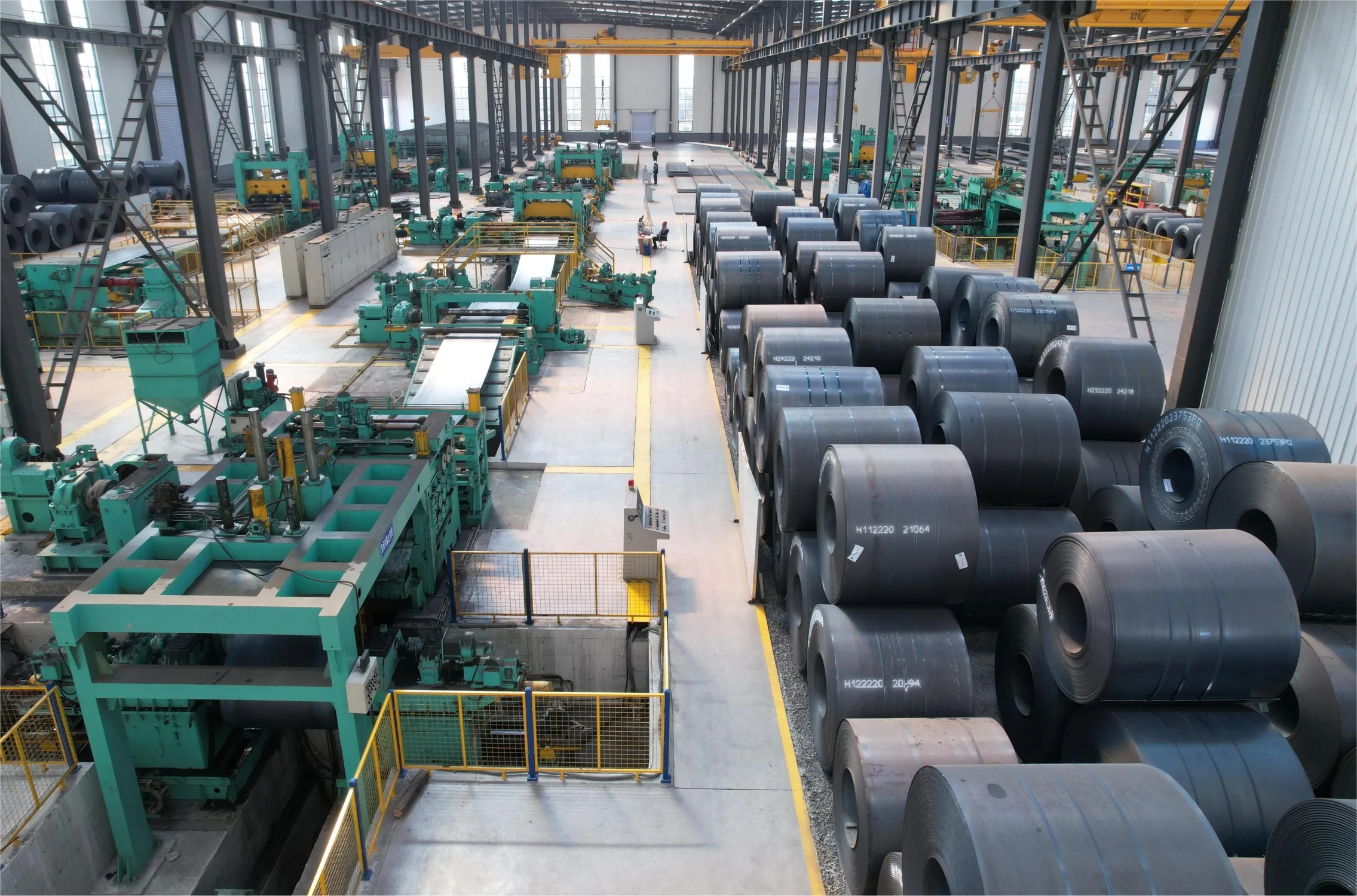 No. 2 Triple-Leveling Edge-Trimming Flying Shear Cut-to-Length Line